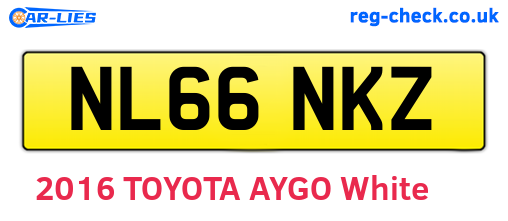 NL66NKZ are the vehicle registration plates.