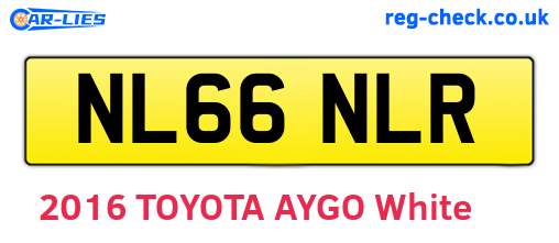 NL66NLR are the vehicle registration plates.
