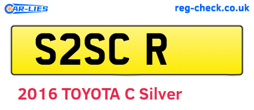 S2SCR are the vehicle registration plates.