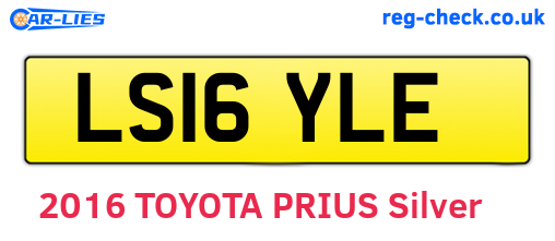 LS16YLE are the vehicle registration plates.