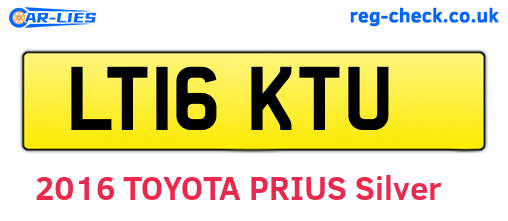 LT16KTU are the vehicle registration plates.
