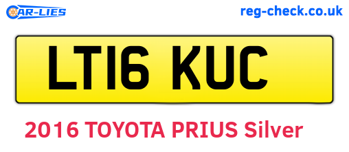 LT16KUC are the vehicle registration plates.