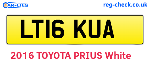 LT16KUA are the vehicle registration plates.