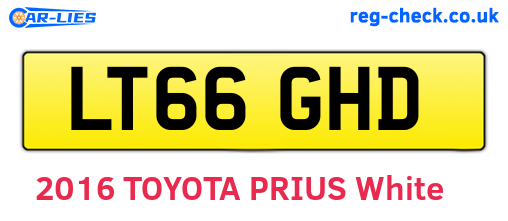 LT66GHD are the vehicle registration plates.