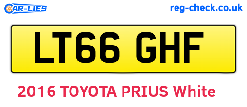 LT66GHF are the vehicle registration plates.