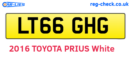 LT66GHG are the vehicle registration plates.