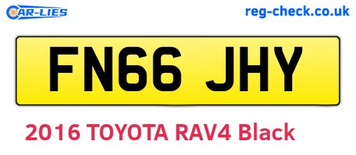 FN66JHY are the vehicle registration plates.