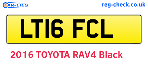 LT16FCL are the vehicle registration plates.