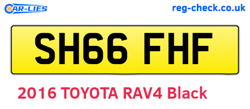 SH66FHF are the vehicle registration plates.