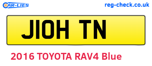J10HTN are the vehicle registration plates.