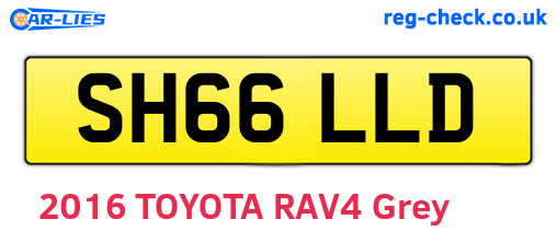 SH66LLD are the vehicle registration plates.