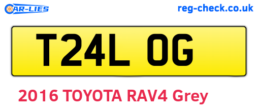 T24LOG are the vehicle registration plates.