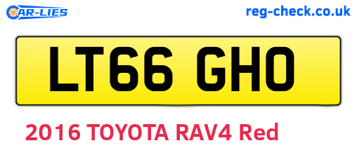 LT66GHO are the vehicle registration plates.