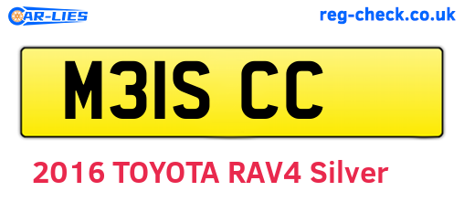 M31SCC are the vehicle registration plates.