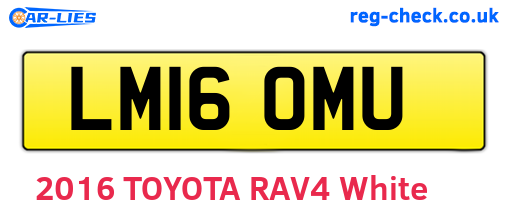 LM16OMU are the vehicle registration plates.