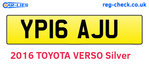 YP16AJU are the vehicle registration plates.