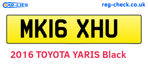 MK16XHU are the vehicle registration plates.