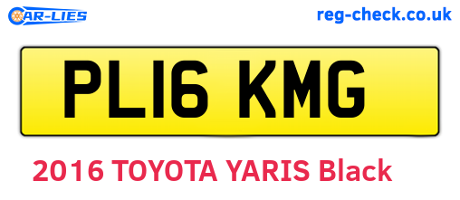 PL16KMG are the vehicle registration plates.