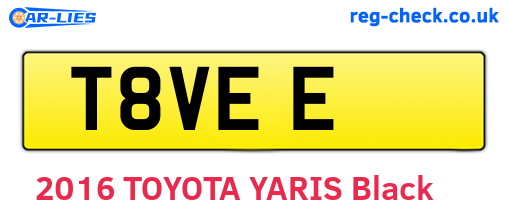T8VEE are the vehicle registration plates.