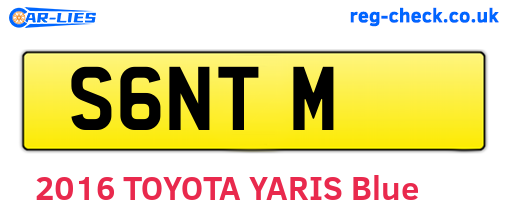 S6NTM are the vehicle registration plates.