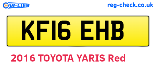 KF16EHB are the vehicle registration plates.