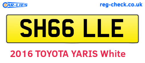 SH66LLE are the vehicle registration plates.