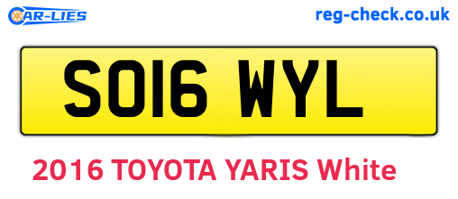 SO16WYL are the vehicle registration plates.