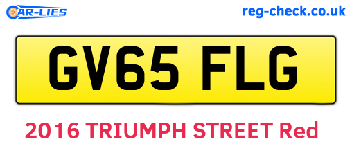 GV65FLG are the vehicle registration plates.