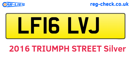 LF16LVJ are the vehicle registration plates.