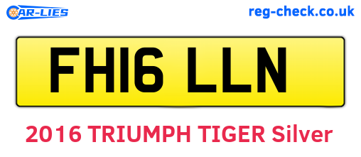 FH16LLN are the vehicle registration plates.