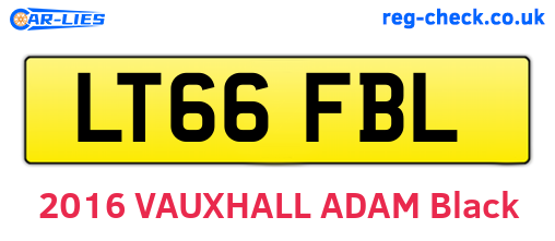 LT66FBL are the vehicle registration plates.