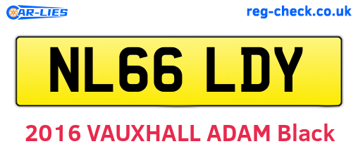 NL66LDY are the vehicle registration plates.