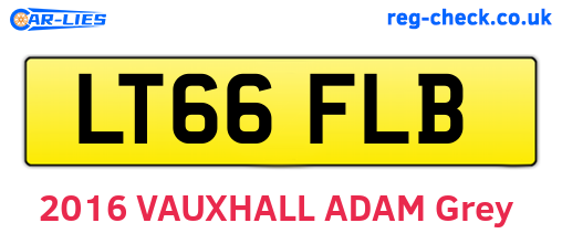 LT66FLB are the vehicle registration plates.