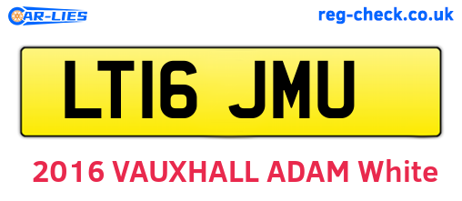 LT16JMU are the vehicle registration plates.
