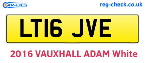 LT16JVE are the vehicle registration plates.