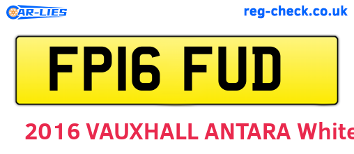 FP16FUD are the vehicle registration plates.