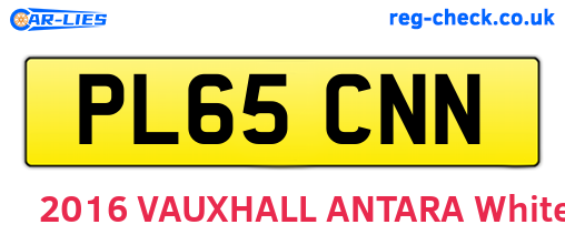 PL65CNN are the vehicle registration plates.