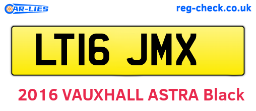 LT16JMX are the vehicle registration plates.
