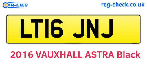 LT16JNJ are the vehicle registration plates.