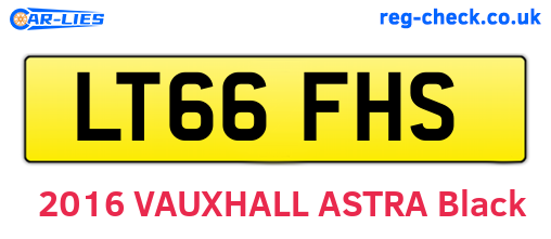 LT66FHS are the vehicle registration plates.