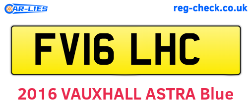 FV16LHC are the vehicle registration plates.