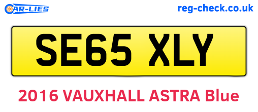 SE65XLY are the vehicle registration plates.