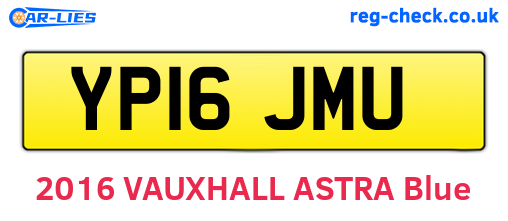 YP16JMU are the vehicle registration plates.