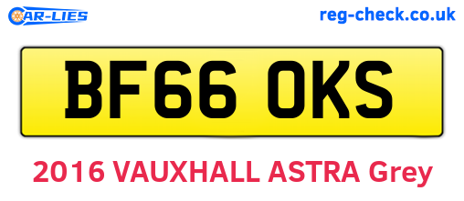 BF66OKS are the vehicle registration plates.