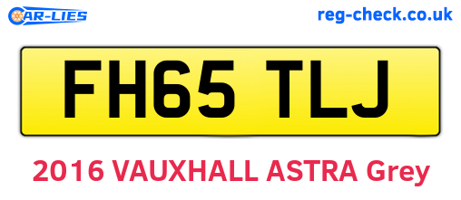 FH65TLJ are the vehicle registration plates.