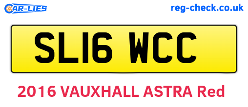 SL16WCC are the vehicle registration plates.