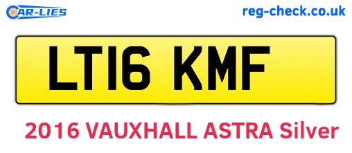 LT16KMF are the vehicle registration plates.