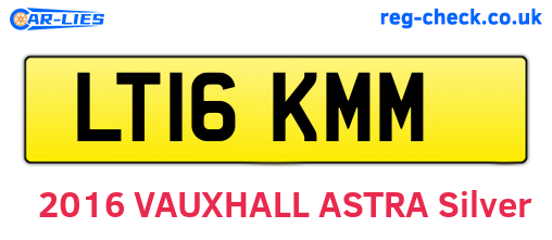 LT16KMM are the vehicle registration plates.