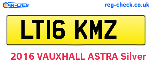 LT16KMZ are the vehicle registration plates.
