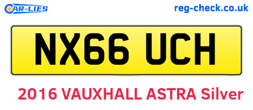 NX66UCH are the vehicle registration plates.